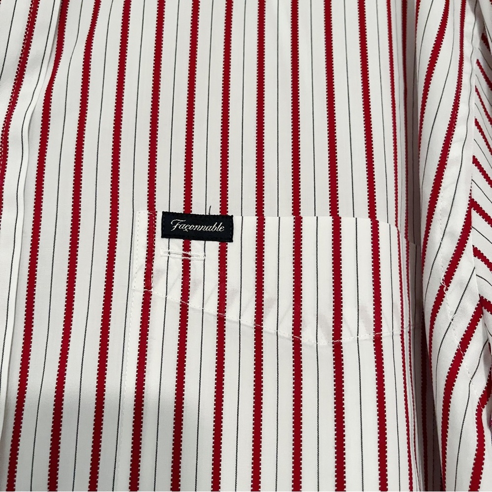 Like New Faconnable 100% Cotton Button Down Shirt - Medium - Picture 4 of 6